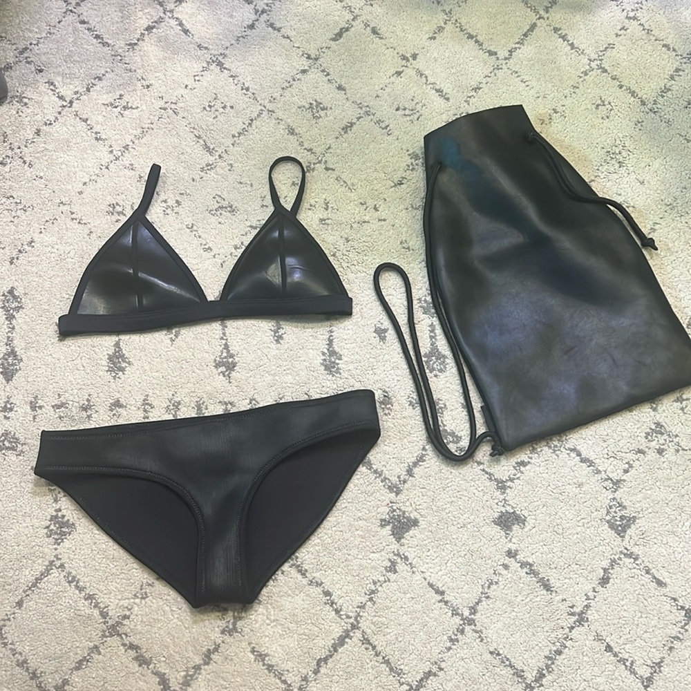 TRIANGL Black Bikini w/ Bag